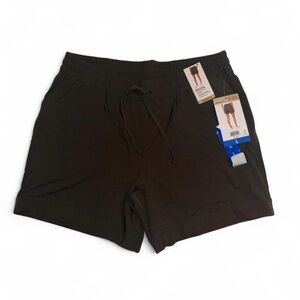 Burnt Olive Drawstring Casual Shorts